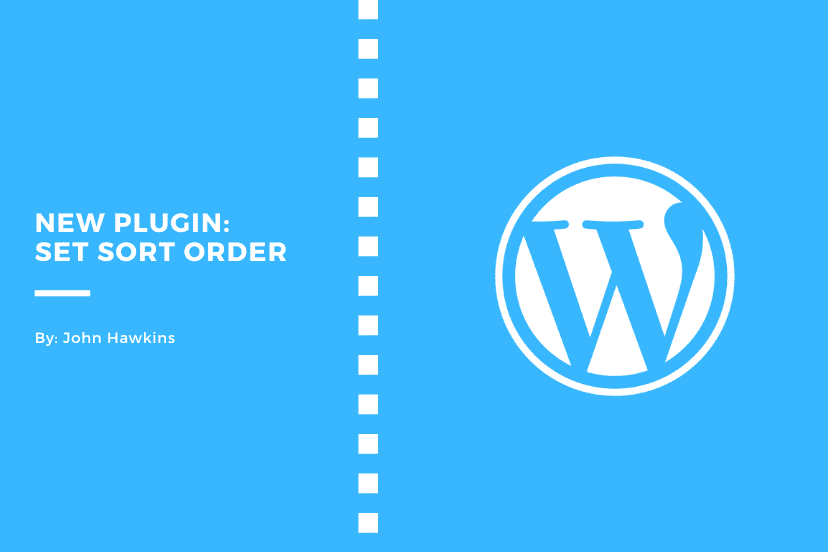 New Plugin: Set Sort Order
