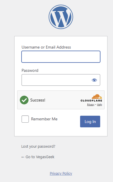 wp login
